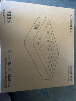 Queen size Air mattress 80x60x13”