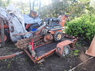 Ditch Witch Trencher And Trailer