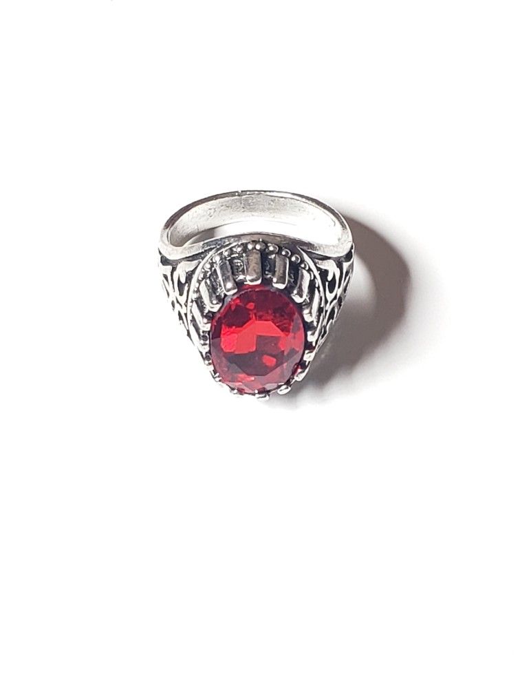 Antique Silver Stone Vintage Jewelry Ring For Men and Women Size 9 Used like new