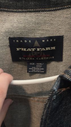 Vintage Phat Farm Denim Jacket Size XXXL