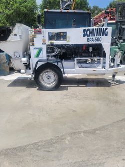 SCHWING WP-500 CONCRETE PUMP