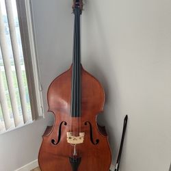 Century Strings Basse Hybrid Bass DB101 double Bass W/amp Hookups 3/4” 35lbs