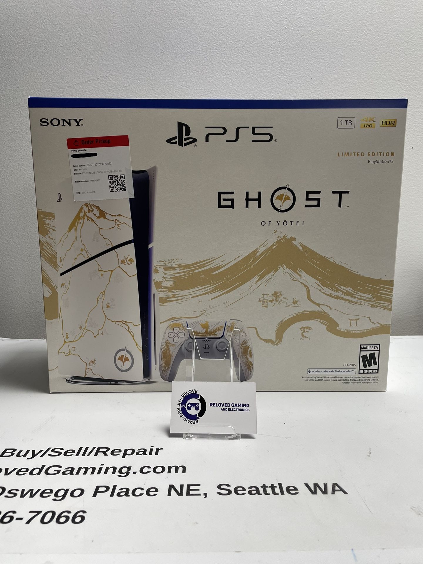 Brand New PS5 Ghost Of Yōtei Limited Edition Gold Console For Sale Or Trade