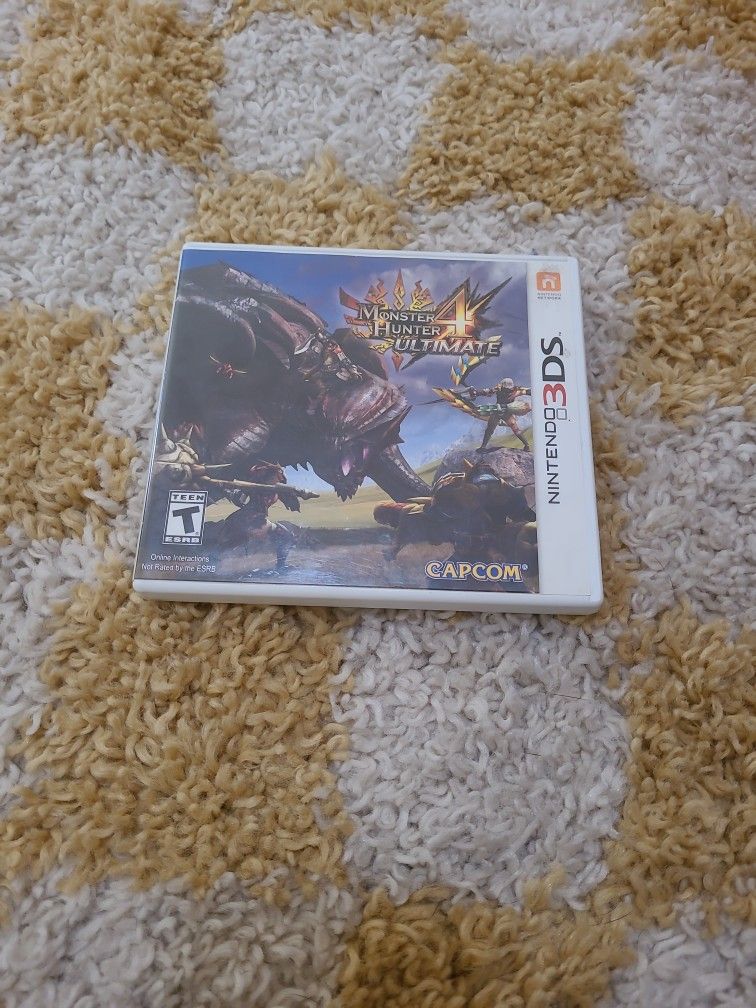 Monster Hunter 4 Ultimate 3DS CIB $40
