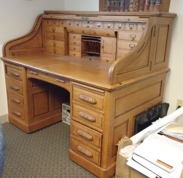 Antique Roll Top Desk Vintage 1880 Solid Oak For In Tampa Fl Offerup