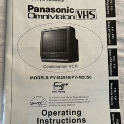 Panasonic Omnivision  TV/VCR