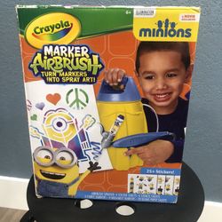 Minion Crayola Marker Airbrush Kit