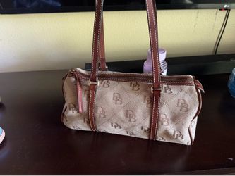 Vintage Dooney & Bourke Barrel Shoulder Bag