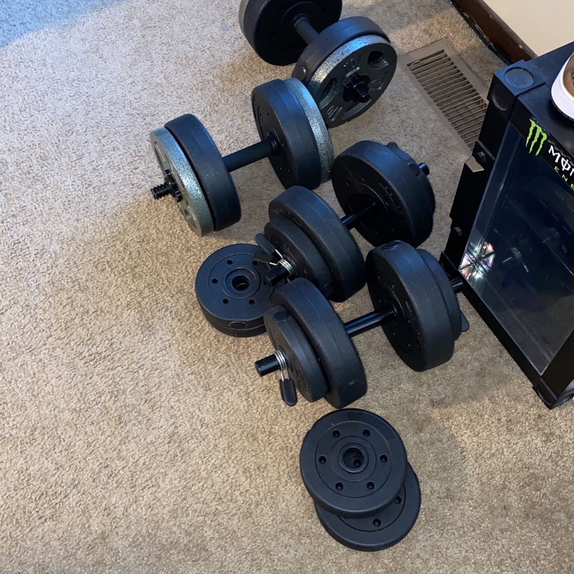 Dumbbell set with Bench