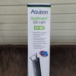 Aqueon Optibright Led Light 30-35" Aquarium Light Brand New