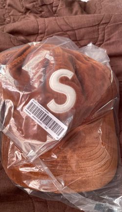 Supreme velvet S logo cap