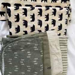 Burp Cloths Blankets Nursing Covers 