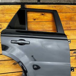 06-13 LAND ROVER RANGE SPORT L320 REAR RIGHT PASSENGER SIDE DOOR SHELL BLACK OEM