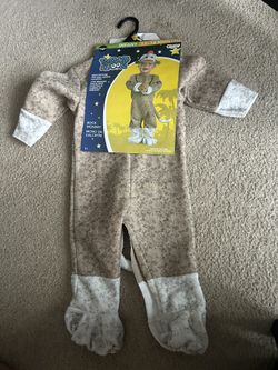 Halloween Sock monkey Infant Costume 12-18 Months