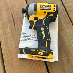 Dewalt 20v Max 1/4” Brushless Impact Driver 