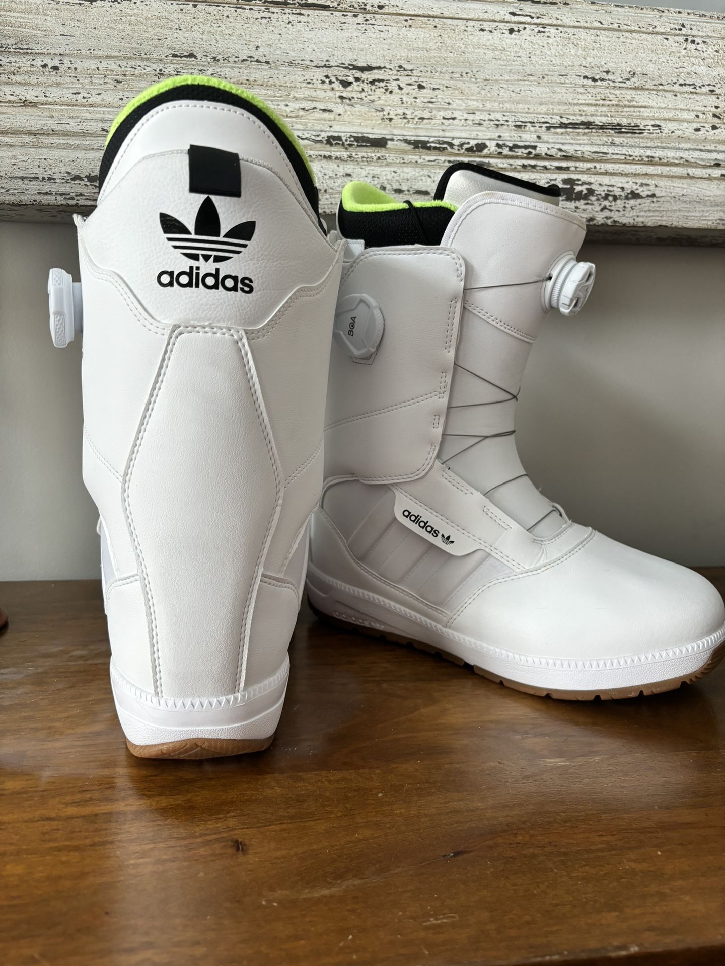 🔥$320 Men’s ADIDAS RESPONSE 3MC ADV SNOWBOARD BOOTS white EG9390 10 WORN ONCE