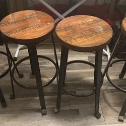 Wooden Bar Stools 