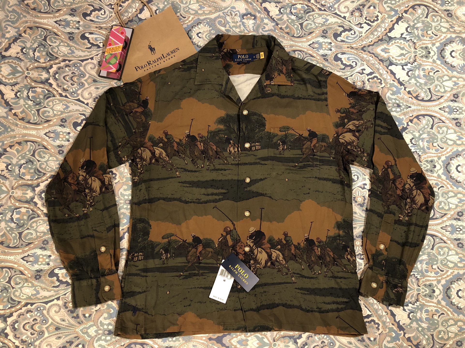 Polo Ralph Lauren UK EXCLUSIVE Equestrian Riding Academy Shirt SZ M for Sale  in Dallas, TX - OfferUp