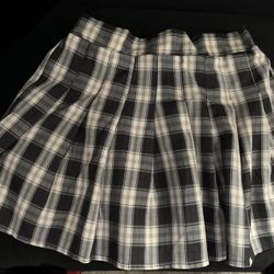 Plaid Skirt USED 