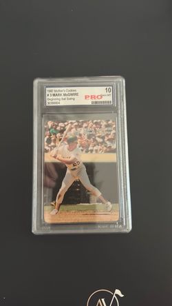1987 Mother's Cookies Mark McGwire #3 Graded PRO 10