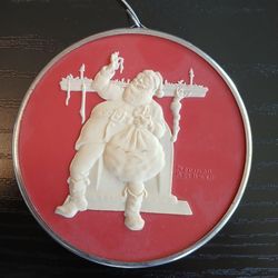 Vintage Norman Rockwell Christmas tree ornament