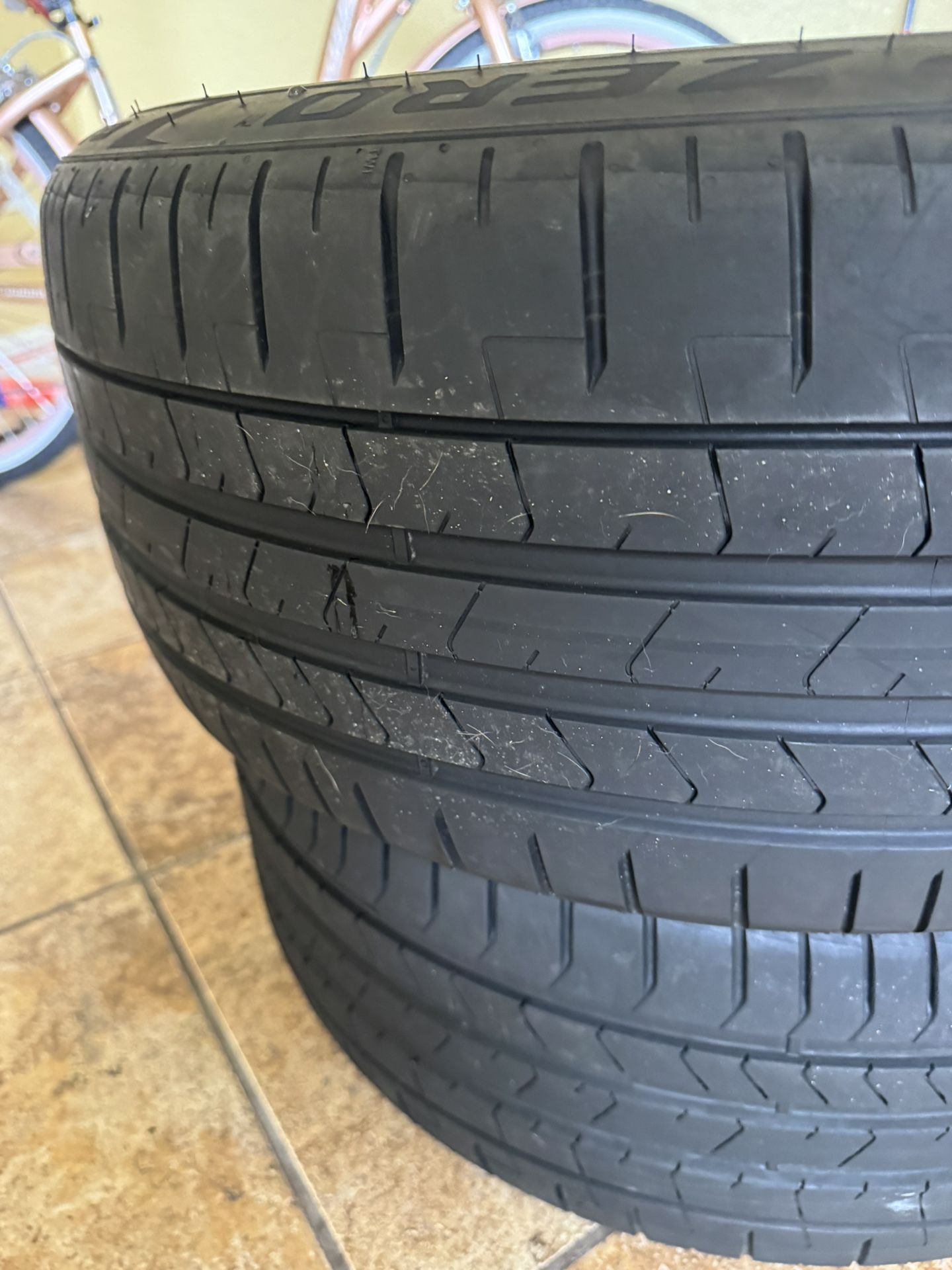 (2) 235/35/20 Pirelli Tires Like New 90% Tread Remaining $100
