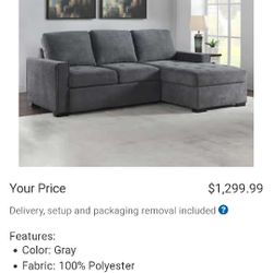 Sofa Whit Storage Sleeper 