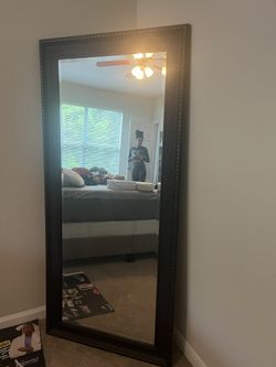 Brown 5 1/2 Feet Tall Mirror 