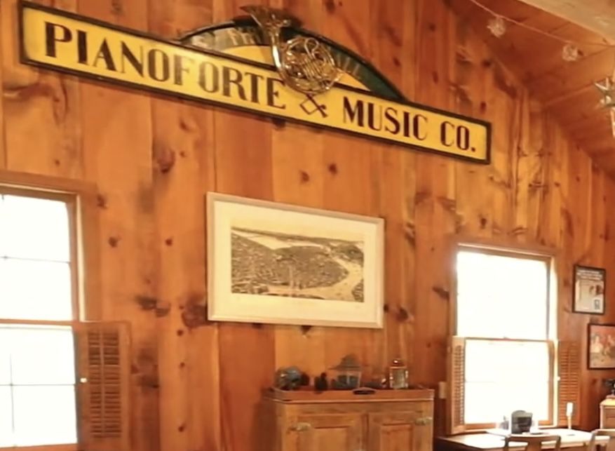 Vintage Music-themed wood, artwork piece, light weight