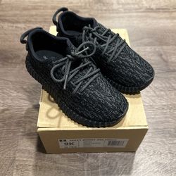 New Infant Yeezy 350 Pirate Black 