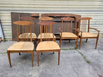 Mid century modern Broyhill Sculptra dining set