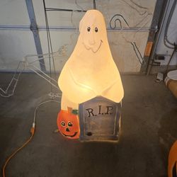 Vintage TPI Ghost Blow Mold 34 In Tall