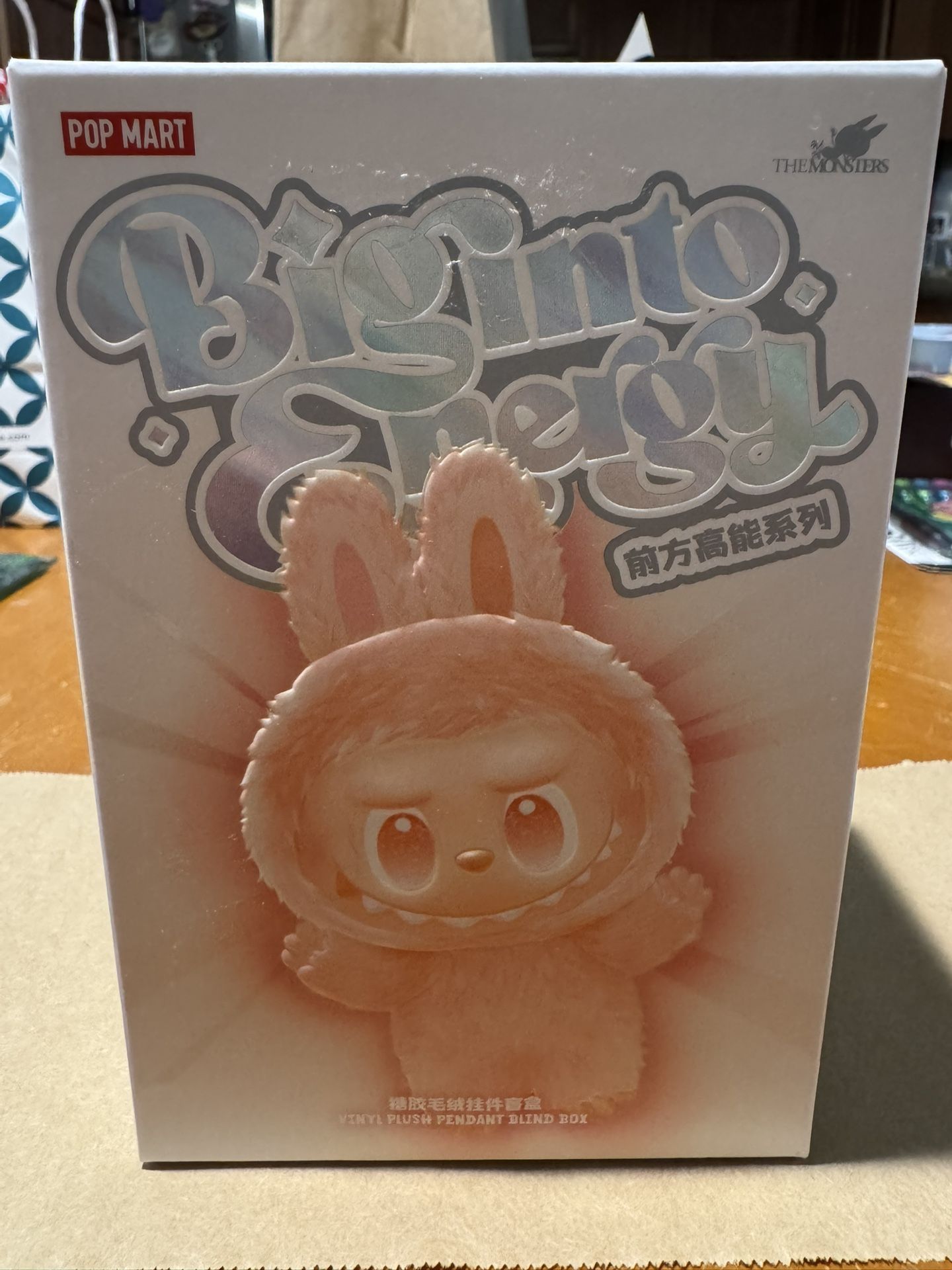 BigIntoEnergy Genuine Labubu Plushie by Popmart