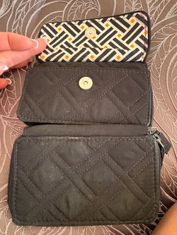 Vera Bradly Fabric Wallet with Patterned Interior
