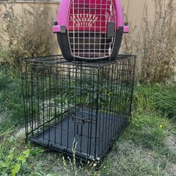 2 Small Dog Kennels 