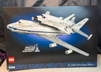 LEGO Icons NASA Space Shuttle Carrier Aircraft 10360 2417 Pcs New Sealed
