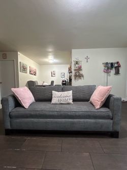 Modern Gray Sleeper Sofa