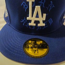 Dodgers blue BORN RAISED fitted New Ear 9FIFTY