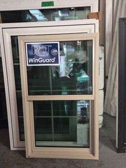 Brand New 28W x 46H PGT Impact Single Hung Window.