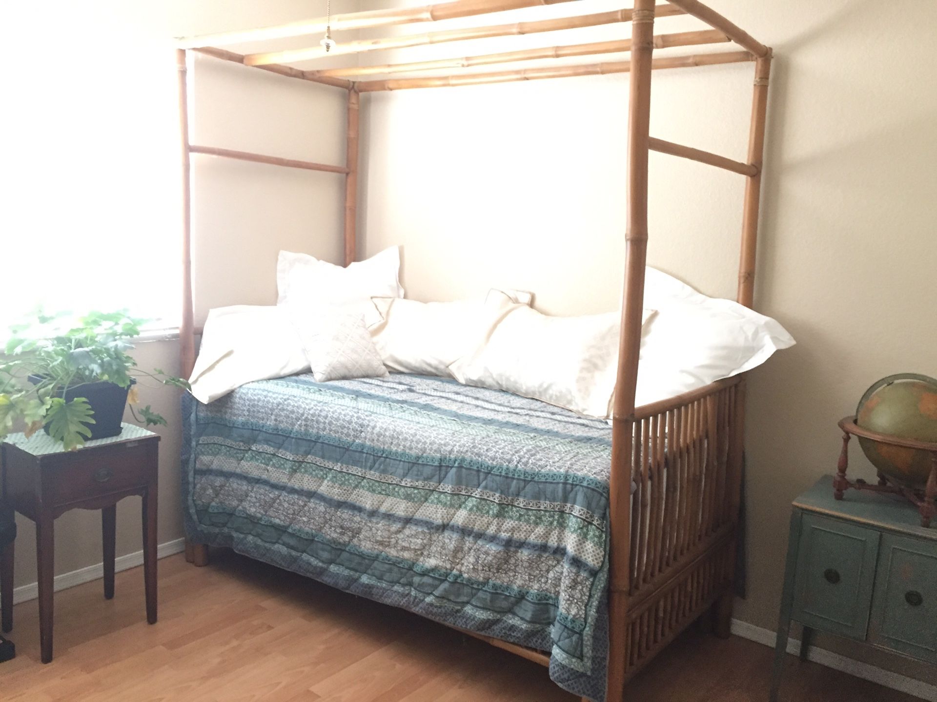 Bamboo Canopy Bed - Solitude Daybed by Padma's Plantation - Luxury Handmade Indonesian Furniture Makers - Out of Stock everywhere - Originally $3925