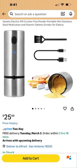 Electric Crusher Fine Powder Portable