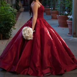 Burgundy Quince Dress