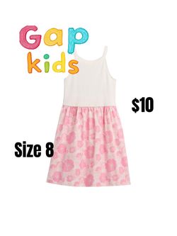Gap Kids Girls Floral Dress Size 8 new 💕💕M19 V