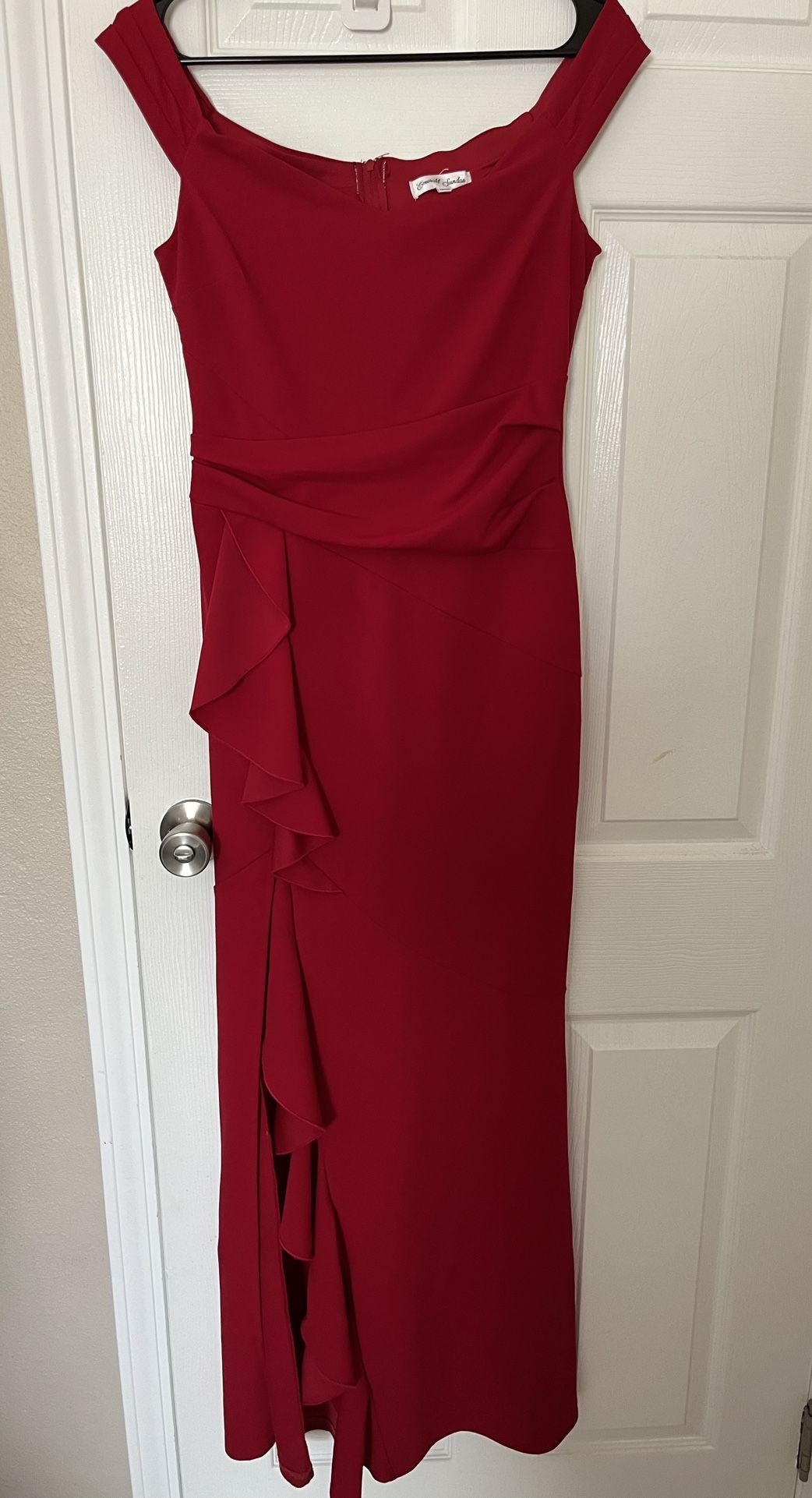 Red Long Mermaid Dress size Medium