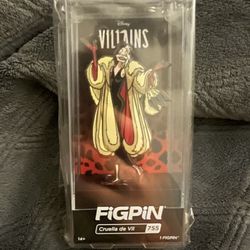 Disney Villains Cruella De Vil Figpin 