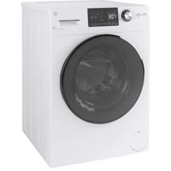 GE 2.4 cu. ft. Compact White 120-Volt Ventless Electric All-in-One Washer Dryer Combo