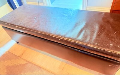 Free Dark Brown Ottoman