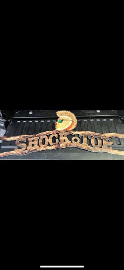 Shock Top Beer Sign
