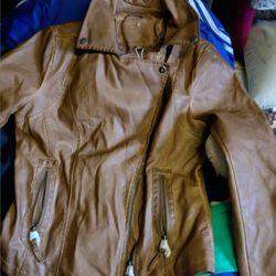 Women's Faux Leather Jacket 