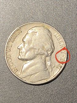 1961 Error Nickel